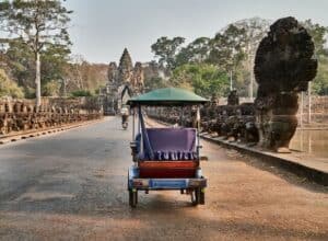 Il tuk tuk a Siem Reap