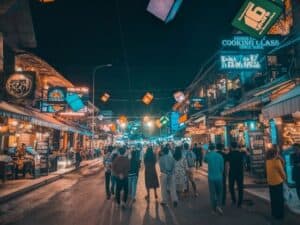 La strada dei pub a Siem Reap