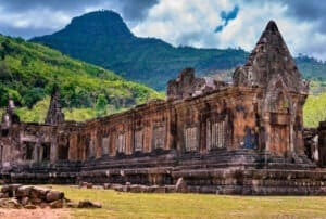 Vista del tempio di Vat Phu a Pakse - Champasak