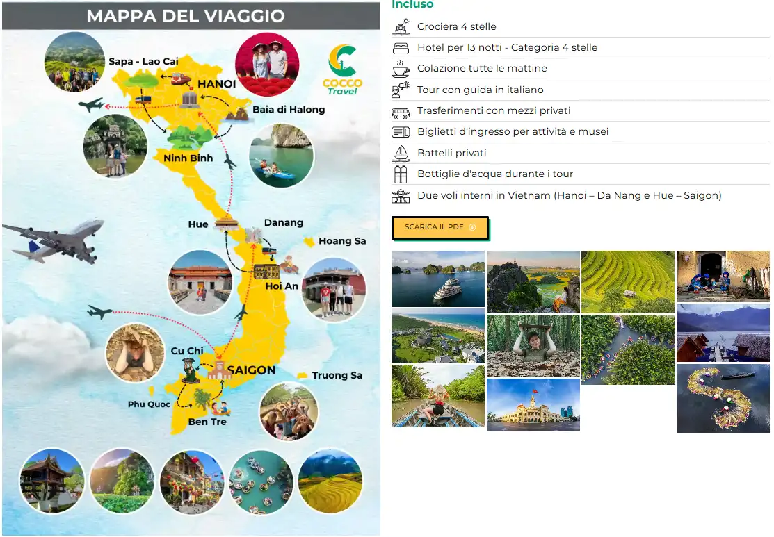 L'itinerario completo in Vietnam da Sud a Nord: Cultura, natura e tradizioni 14 giorni