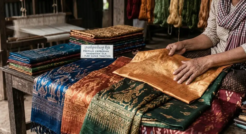 Seta Cambogiana - Il Lusso Tessuto a Mano