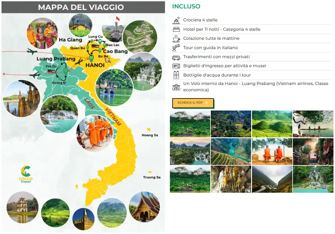 Il Tour Consigliato: Tesori del Vietnam Settentrionale e Laos
