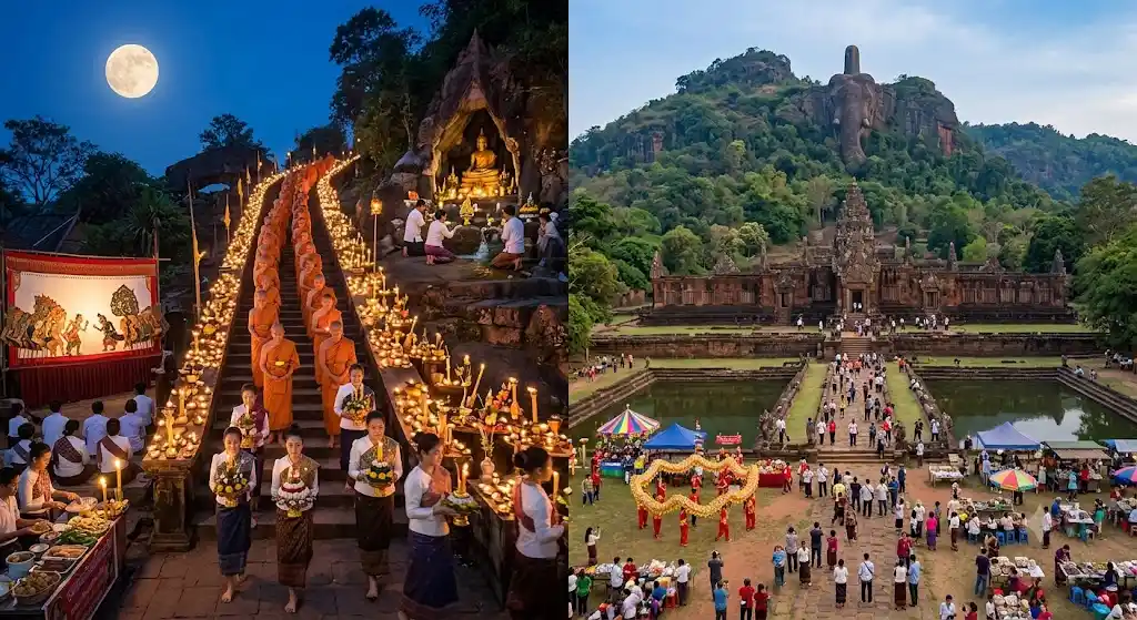 Magha Puja e la Festa del Wat Phu