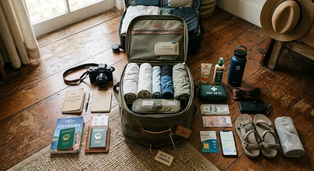cosa mettere in valigia per un viaggio in Cambogia