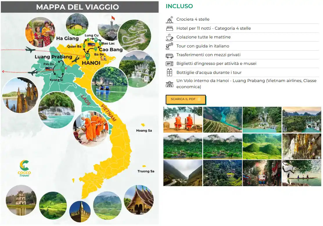 Il Tour Consigliato: Tesori del Vietnam Settentrionale e Laos