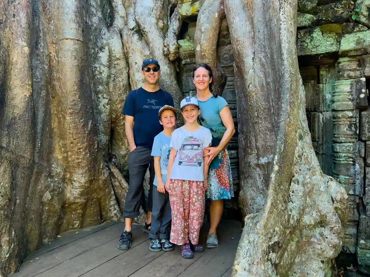 Cambogia con bambini