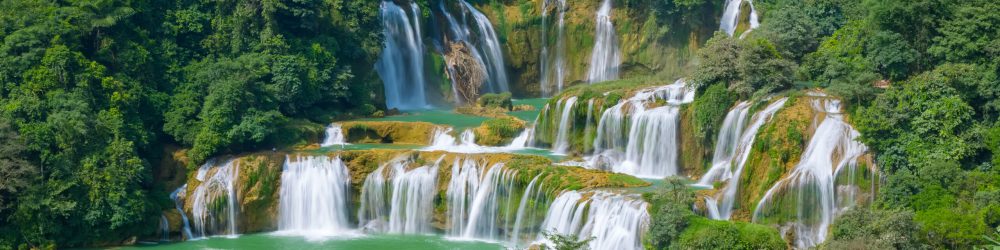 Guangxi Chinese Detian cross-border waterfall